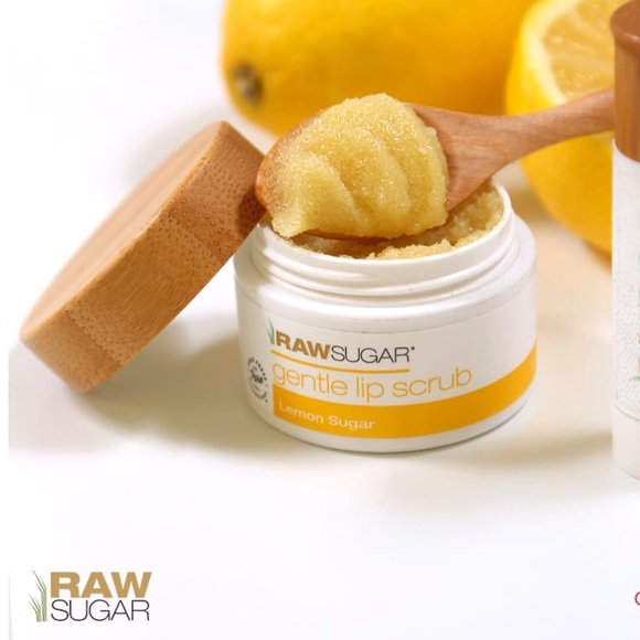 NEW RAW SUGAR NATURAL LIP SCRUB TRIO .5 oz each - Picture 4 of 6